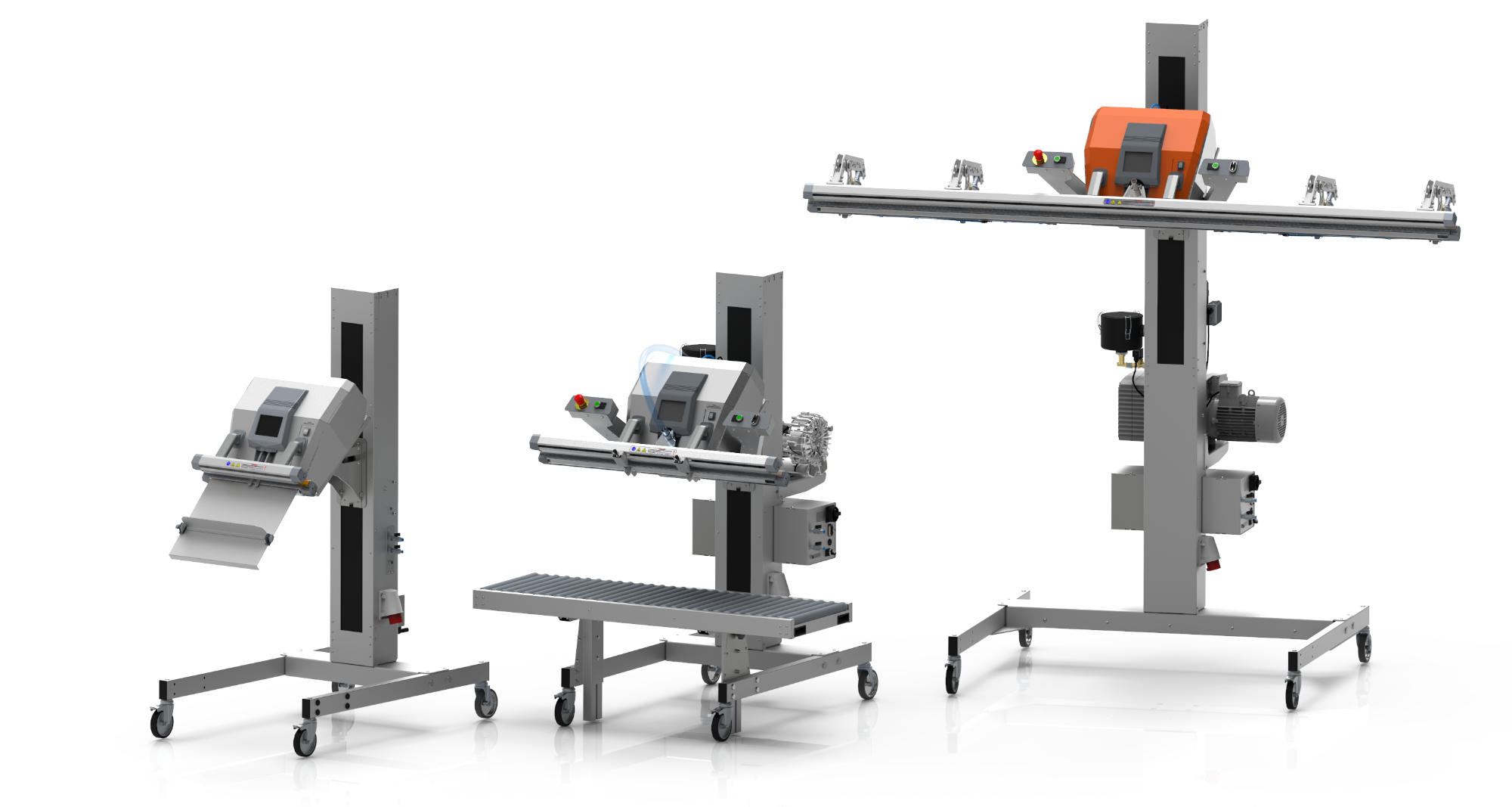 MSSx-type modular stand system family